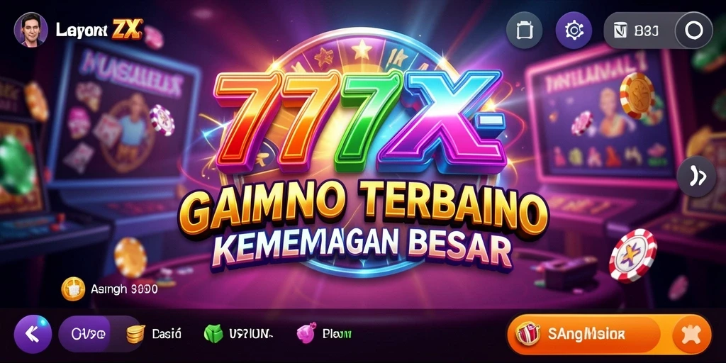 Tampilan menarik dari permainan Kasino di 777ZX.