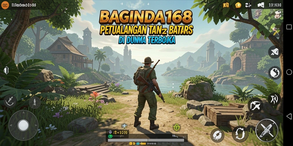 Tangkapan layar menunjukkan dunia terbuka yang luas dan indah.