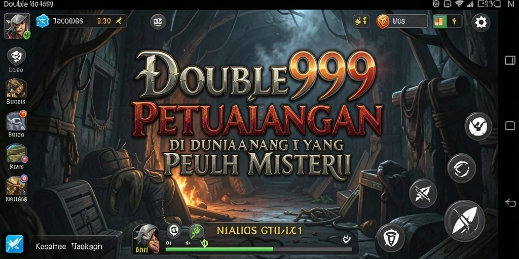Tampilan gameplay DOUBLE999 yang penuh aksi dan eksplorasi.