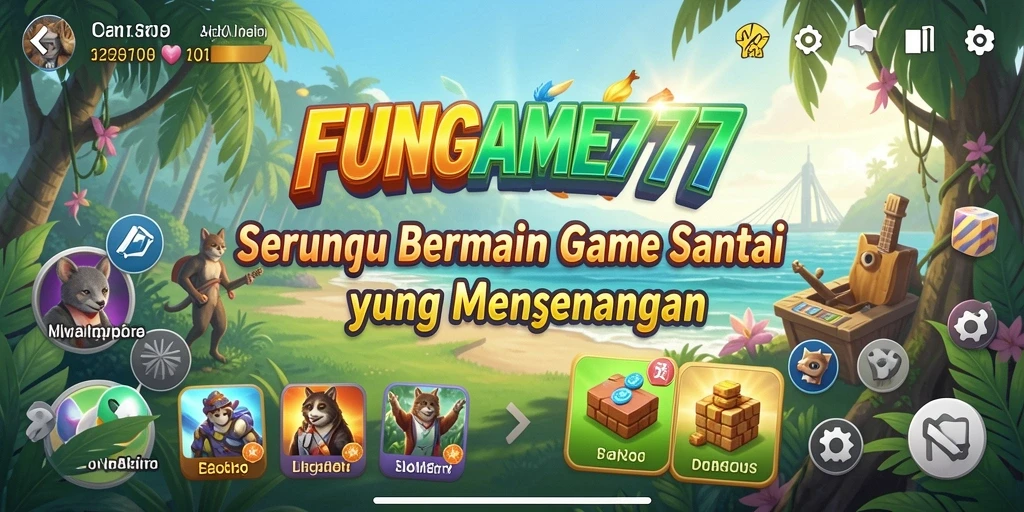 Tampilan menarik gameplay FUNGAME777 yang seru dan santai.
