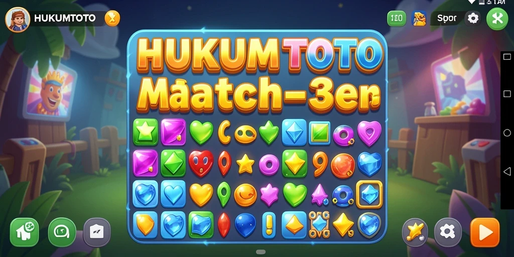 Tampilan gameplay seru dan menarik dari HUKUMTOTO.