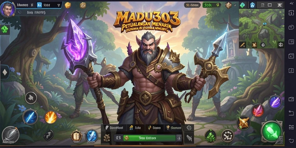 Tampilan gameplay seru dan interaksi mendalam di MADU303.
