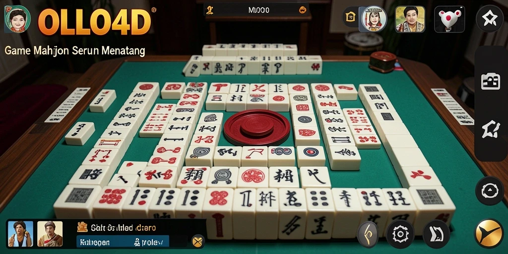 Screenshot OLLO4D menampilkan gameplay Mahjong yang menarik dan penuh tantangan.