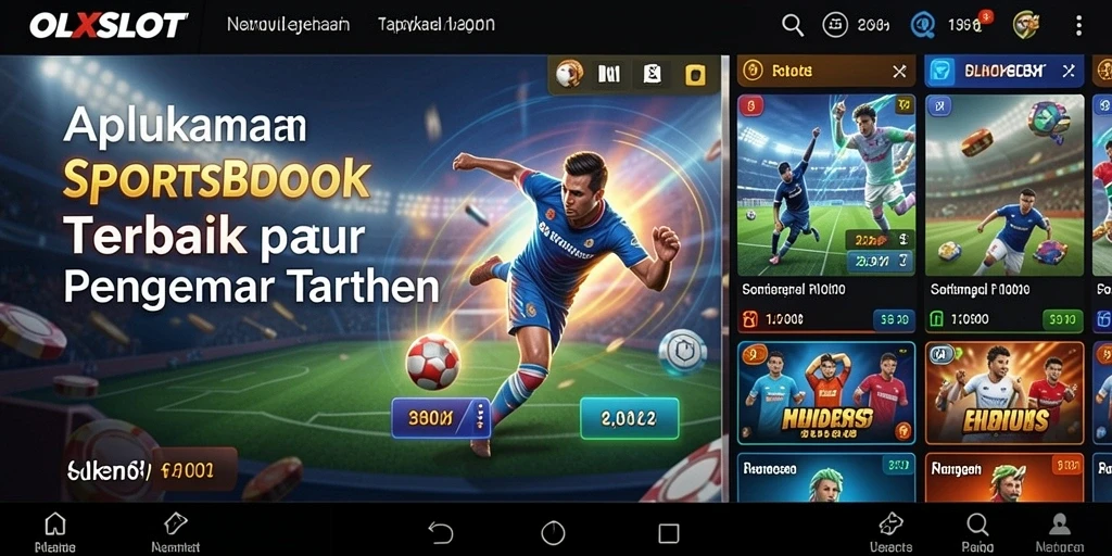 Screenshot OLXSLOT menampilkan tampilan antarmuka taruhan yang menarik.