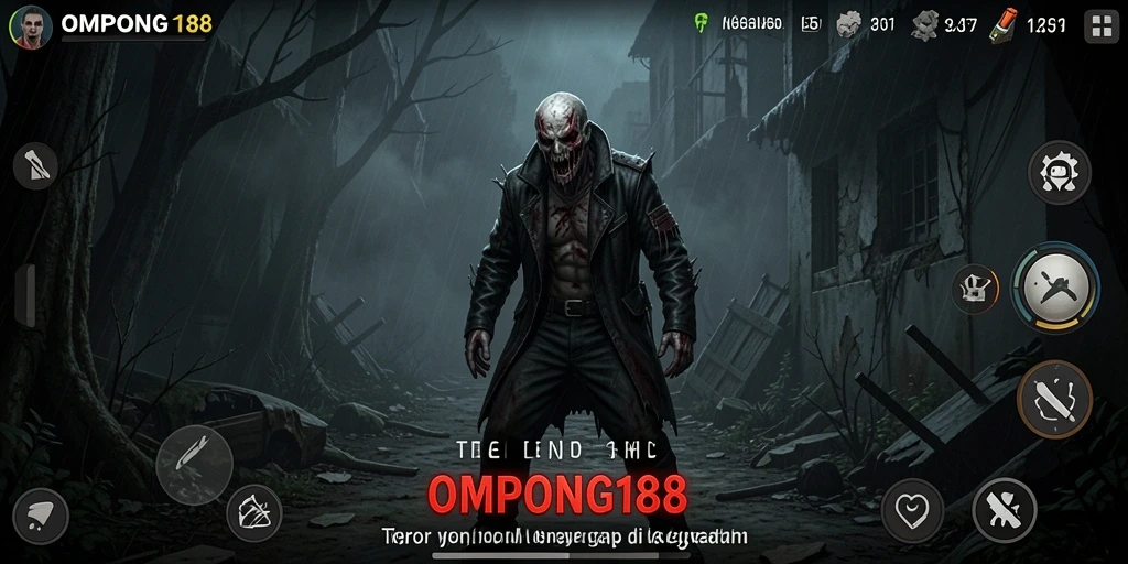 Screenshot menampilkan momen menegangkan saat berhadapan dengan hantu.