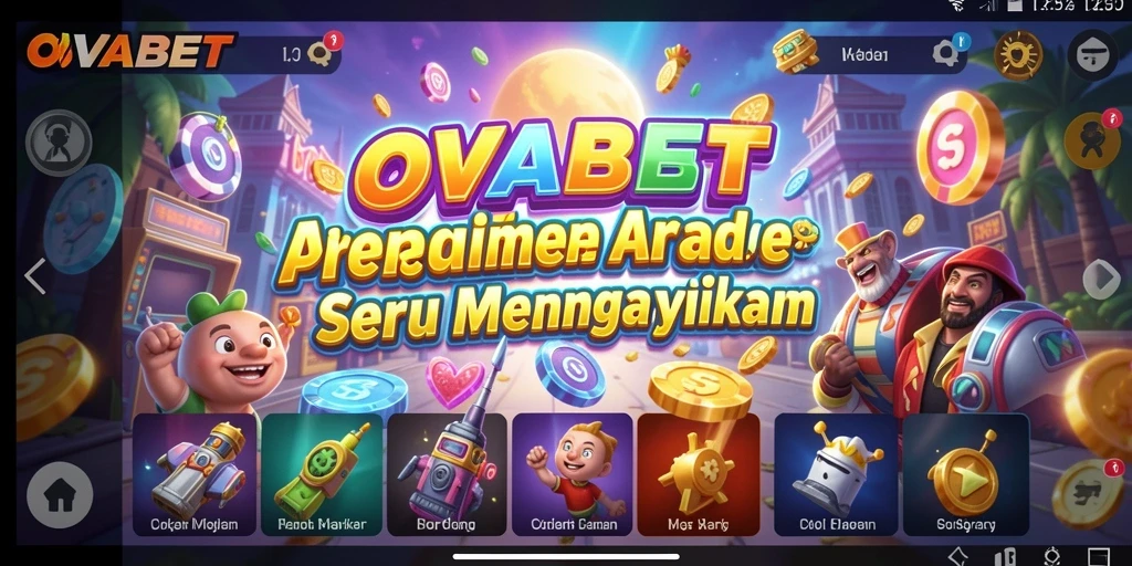 Tampak gameplay OVABET yang penuh aksi dan keseruan.